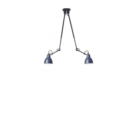 Lampe Gras 302 Double Wall Light Black Body